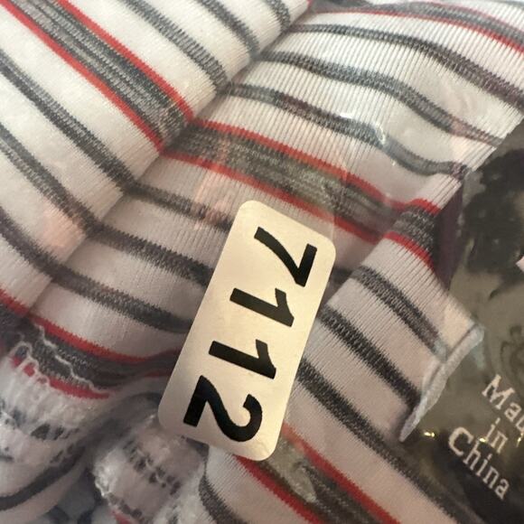 FJ Foot Joy Polo Shirt Mens Large Striped Embroidered Logo Stretch Golf Casual - Picture 11 of 11